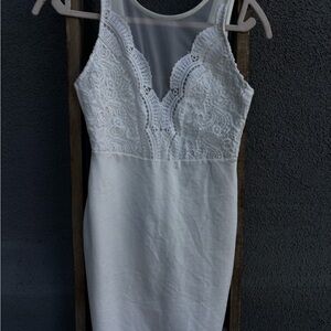 Lulu's White Lace Chemise
